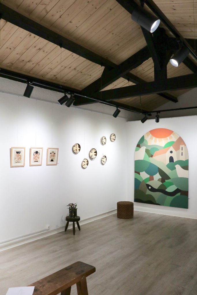 exposition galerie du moisan peinture céramique