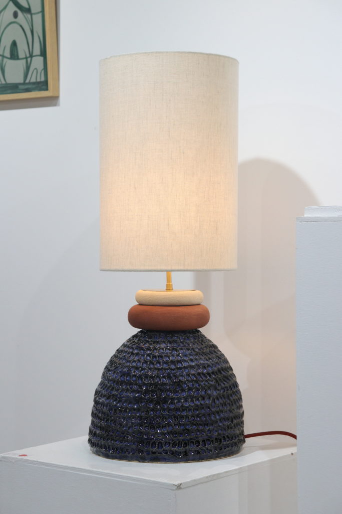 lampe céramique totem grés émaillé